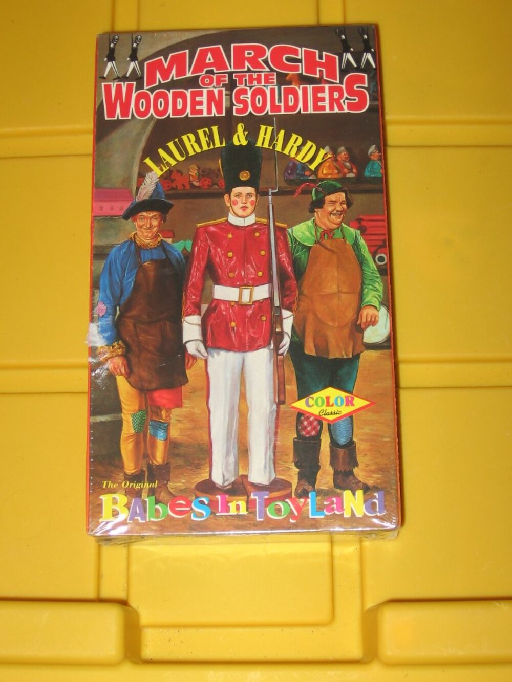 March of the Wooden Soldiers VHS Laurel & Hardy New Still Sealed Colorized Versi